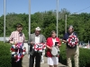 Laying of the wreath at Legion Memorial
