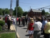Crowd at Legion Memorial