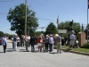 Crowd at Town Memorial