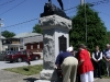 Laying of the wreath at Town Memorial